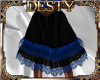 Black Blue lace add on s
