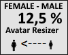 Avatar scaler 12,5%