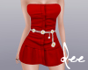 !D Red Mini Dress RL