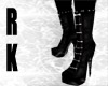 Dark Black Half-Boots