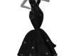 .M. Black Romantic Gown