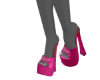 Pink Juicy Chunk Heels