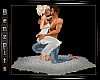 WHITE RUG KISS POSE