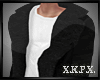 -X K- Black Coat W Fur B