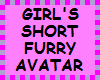[E] Short Furry Avatar F