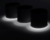 Neon Cylinder Seat Blk/W