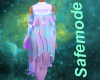 holograph flowing dress