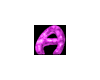 LETTER A SLIPPERY PINK