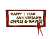 Sign Anniv. ChrisRayne