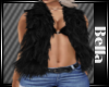 Black Fur Vest