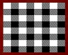 A~Red Black & White Rug
