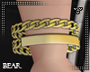 B l Gold Chain Band