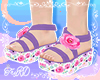 ♥KID Floral Shoes 6