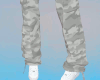 White Camo Cargo Pants