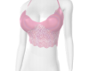 S/Light Pink Lace Top