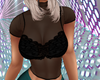 black sheer top