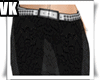 *VK*Black Lacy Pants