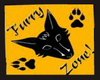 Furry Zone Sign