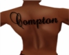 Compton back tatoo