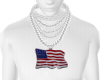 NCA USA FLAG chain