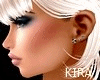 *k* Diams Studs Trio Blk