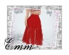 !E! Red Lace Skirt