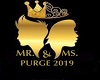 Mr and Ms Purge Logo