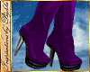 I~Purple Leather Boots
