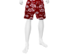 G-Floral Swim Red