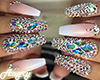 Diamond nails+rings