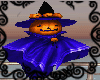 Blue Royal pumpkin witch