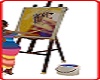 hand painting easel