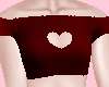 Andro Heart Crop Red