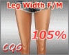 CG: Leg Width 105%