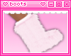 C | Pink Fur Boots
