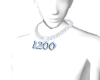 1200 chain (blue)