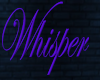 whisper sign