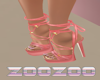 Z Coral Rose heels