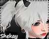 Sk! Demon Hair White