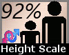 Height Scale 92% F
