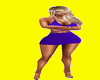 babbs dress purple