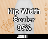 Hip Width Scaler 95%
