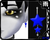 Star Earrings - Blue