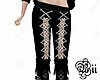 Dark Laced Pants Boots