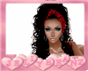 black red lep hair