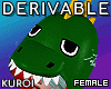 Female Dino custume
