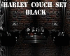 Harley Couch Set Black