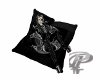 Blk Leather Pillow