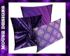 Purple Trio Cushions 2