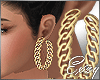 .: Thick Gold Earrings 